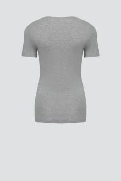Basic Shirt aus Feinripp