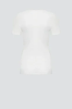 Basic Shirt aus Feinripp