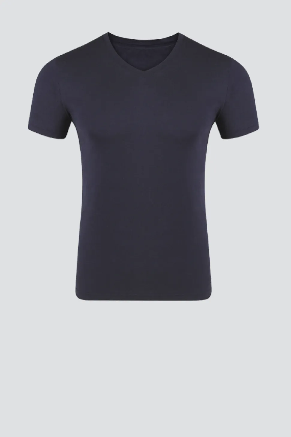 Basic Shirt kurzarm V-Ausschnitt