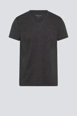 Basic Shirt kurzarm V-Ausschnitt