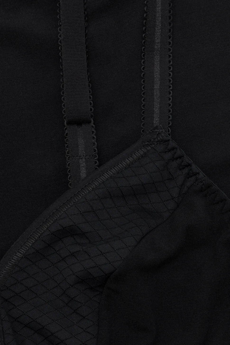 BH-Hemd aus Micromodal mit Jacquard-Spitze