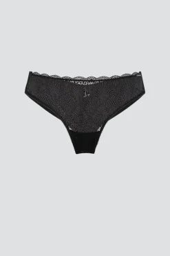 Brasil-Slip mit Spitze