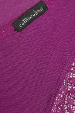 Hipster aus Modal mit zarter Spitze