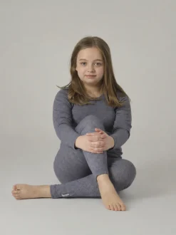 Kinder Leggings mit Wolle-Seide