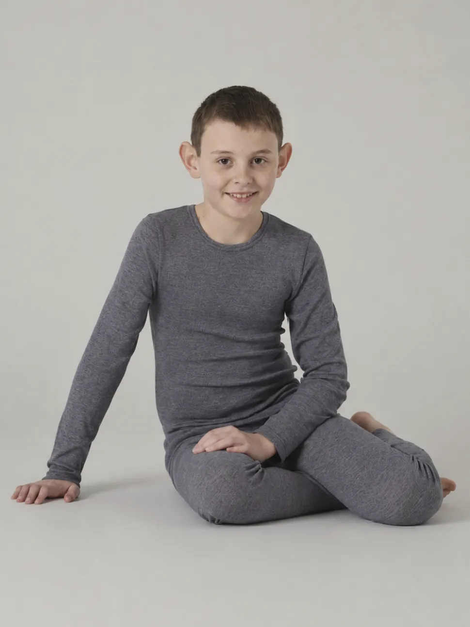 Kinder Shirt mit Wolle-Seide