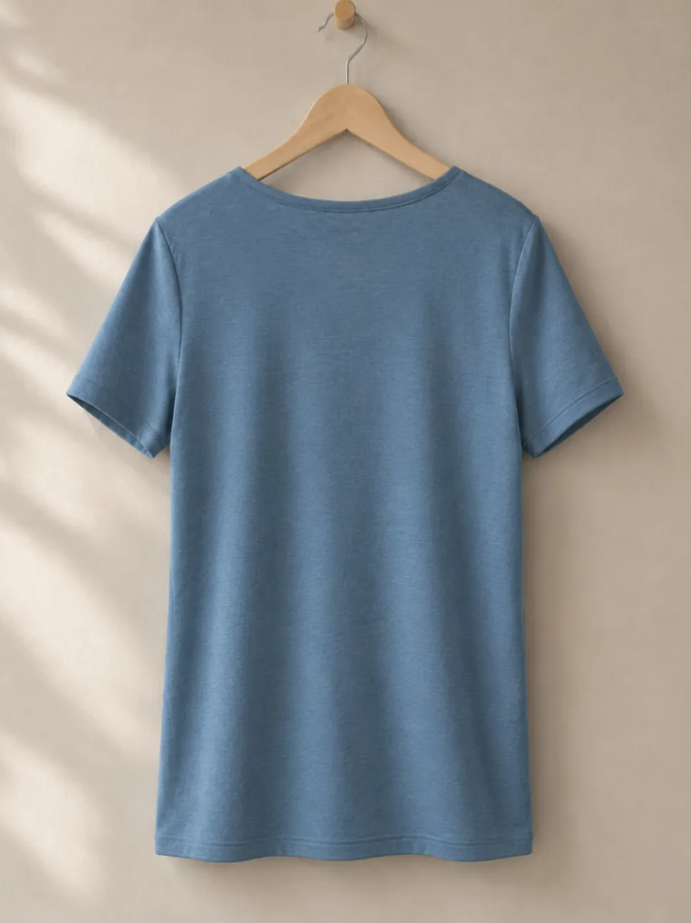 Kurzarmshirt aus Merinowolle & Seide