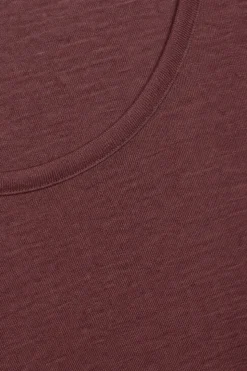 Kurzarmshirt aus Merinowolle & Seide