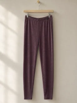 Leggings aus Merinowolle & Seide