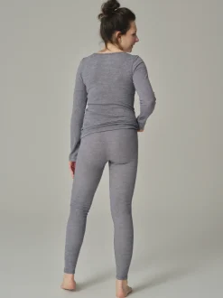 Leggings aus Merinowolle & Seide