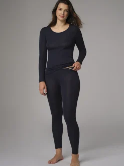 Leggings aus Merinowolle & Seide