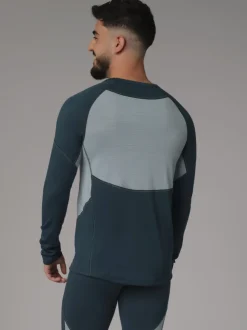 100 % Merinowolle-Shirt langarm | 190 g/m² | Hervorragendes Sweatmanagement dank integrierten Mesh-Einsätzen