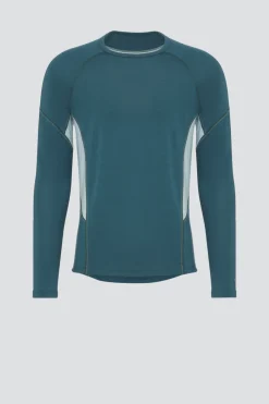 100 % Merinowolle-Shirt langarm | 190 g/m² | Hervorragendes Sweatmanagement dank integrierten Mesh-Einsätzen