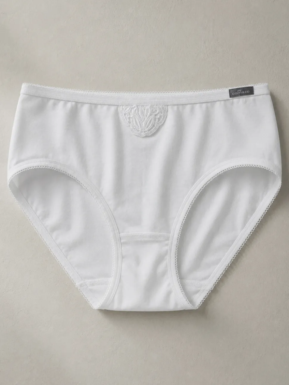 Midi-Slip aus Baumwolle