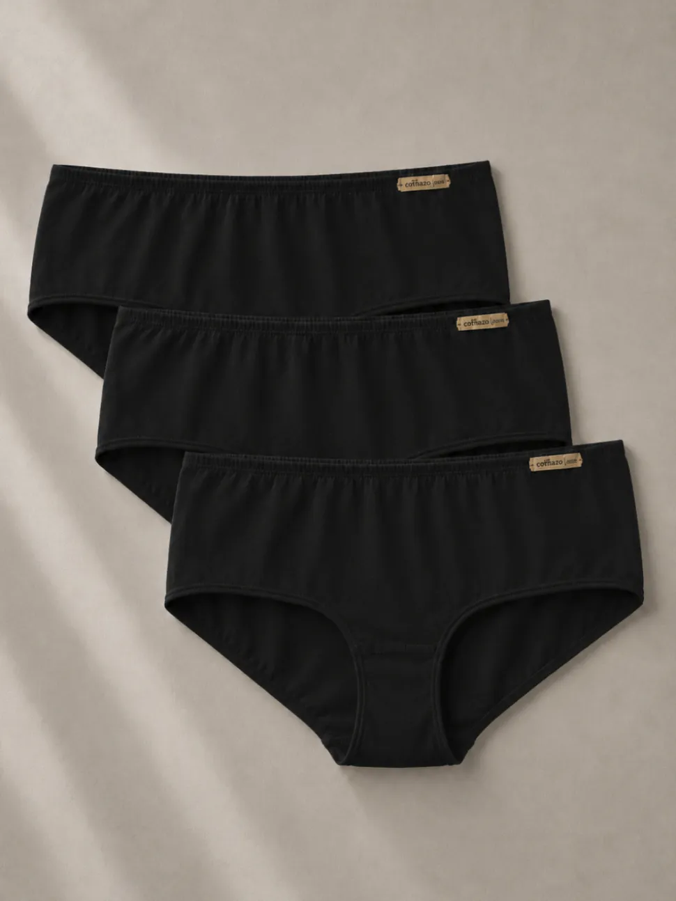 Panty, 3er Pack aus Bio-Baumwolle, Fairtrade