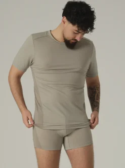 Robustes Merinowolle-Shirt Kurzarm | Innovative Stricktechnologie