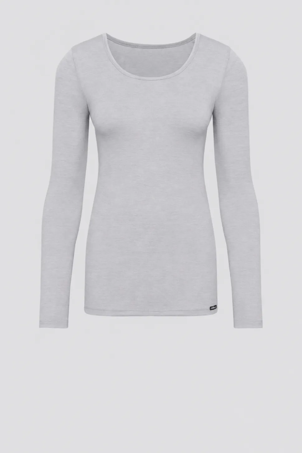 Shirt aus Merinowolle & Seide