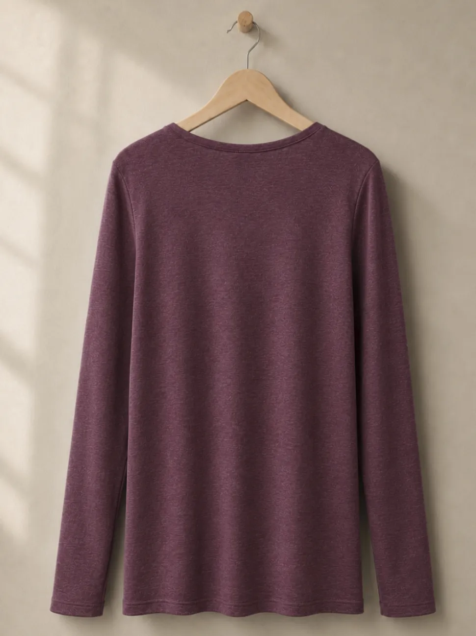 Shirt aus Merinowolle & Seide
