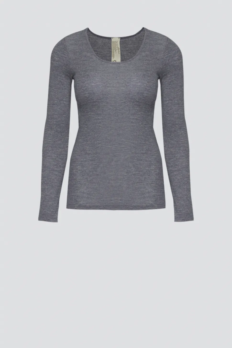 Shirt aus Merinowolle & Seide