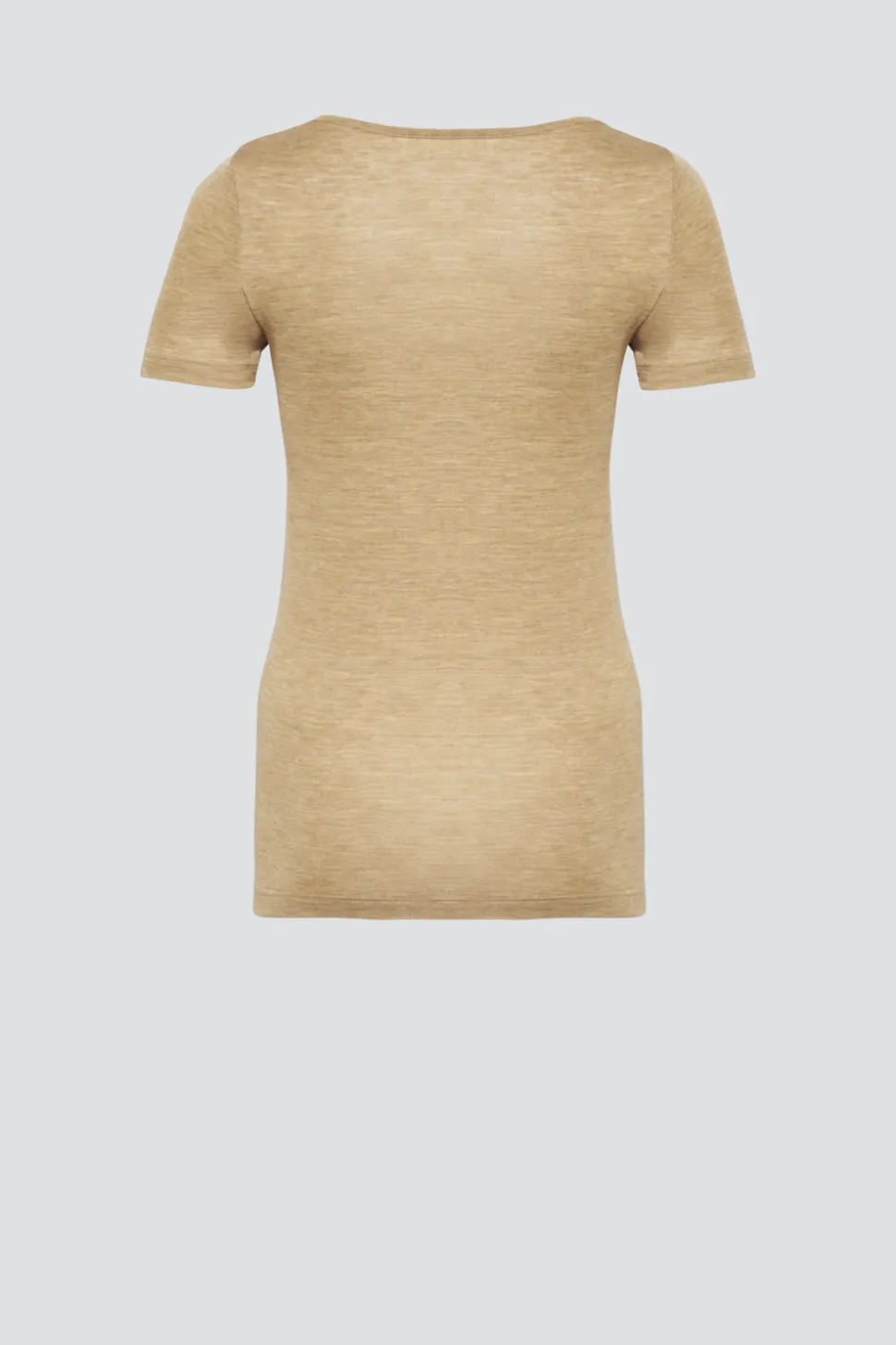 Shirt aus Merinowolle & Seide