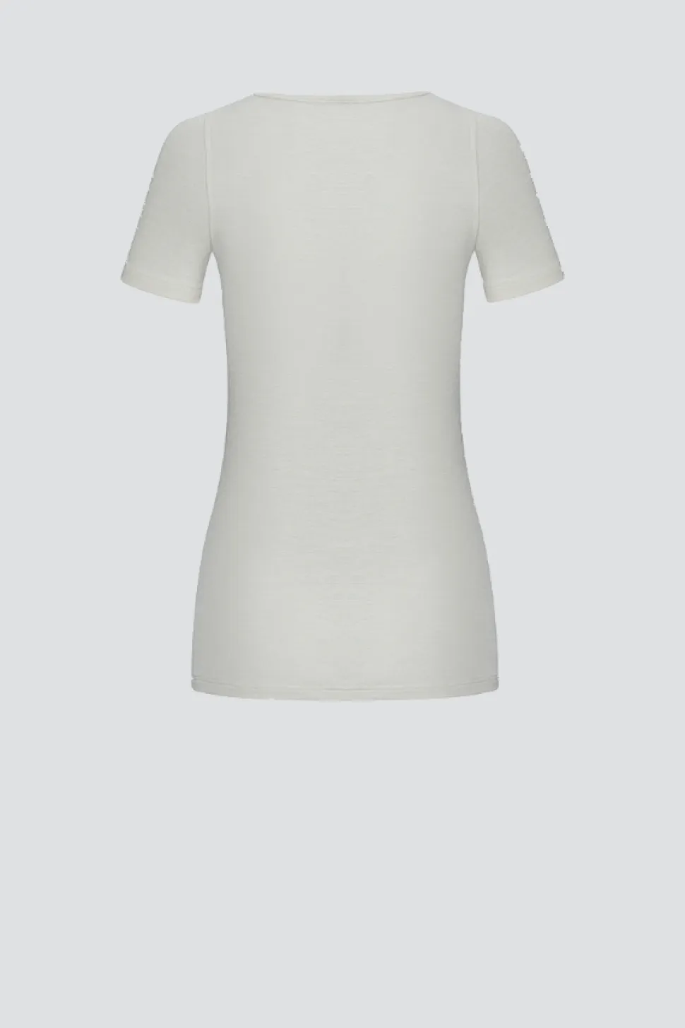 Shirt aus Merinowolle & Seide