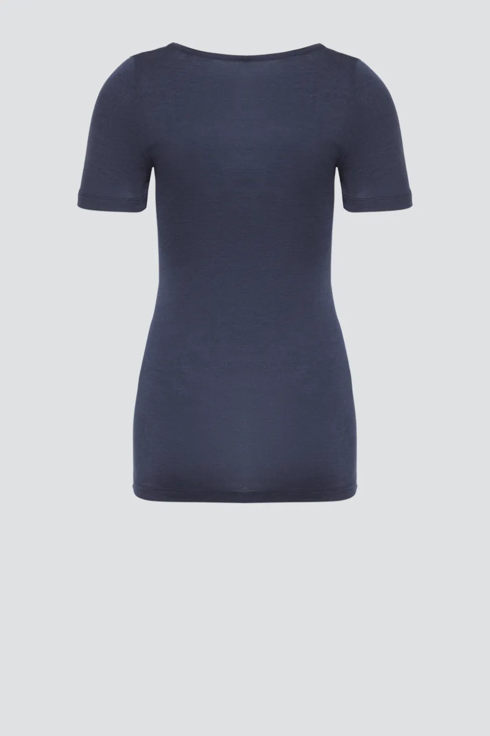 Shirt aus Merinowolle & Seide