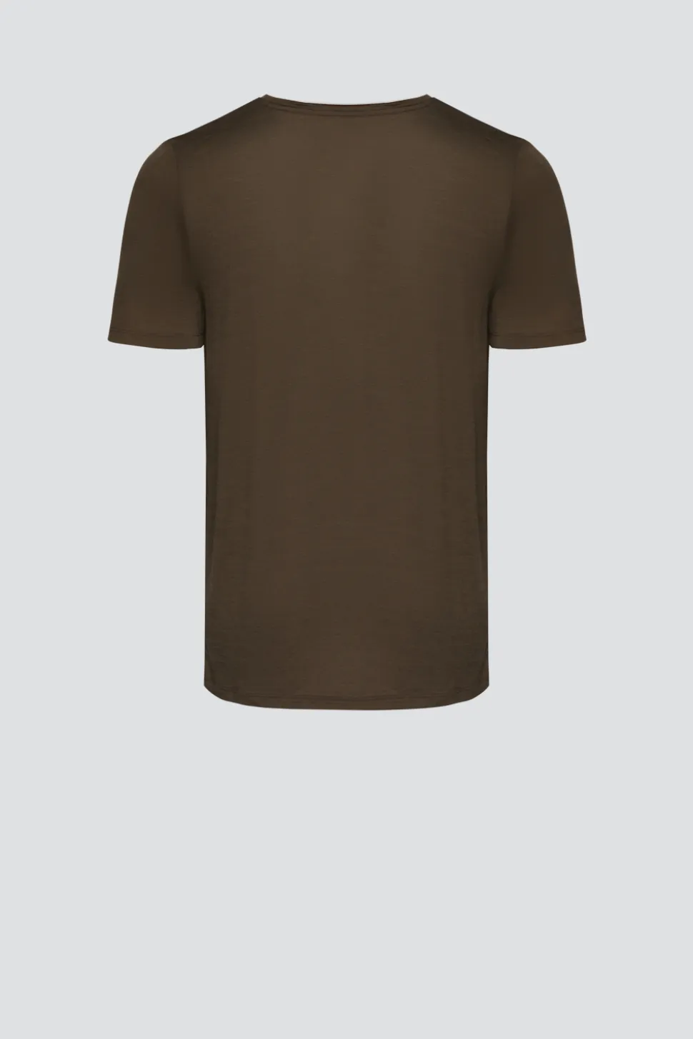 Shirt aus Wolle-Lyocell-Mischqualität mit Motivdruck