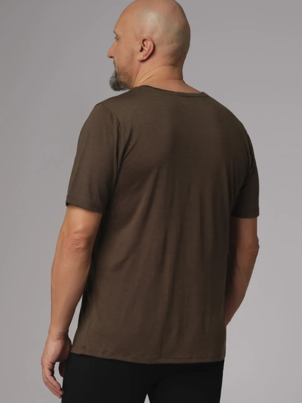 Shirt aus Wolle-Lyocell-Mischqualität mit Motivdruck