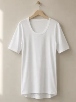 Shirt kurzarm aus Feinripp-Qualität