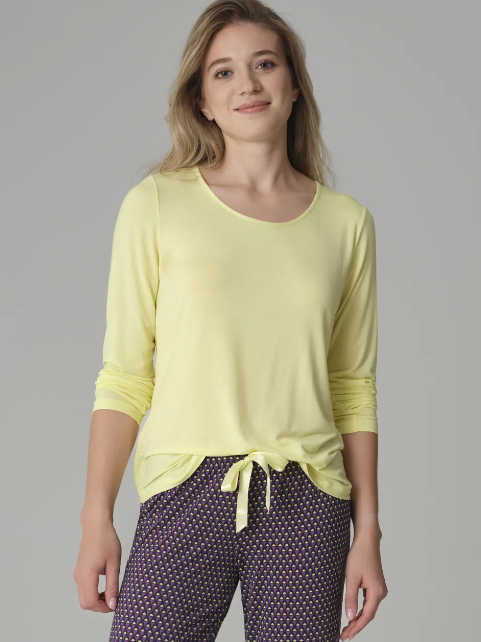 Shirt langarm aus Micromodal