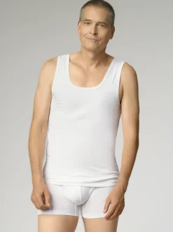 Shirt ohne Arm aus Feinripp-Qualität