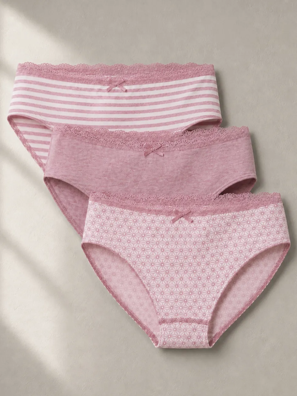 Slips 3er Pack aus Bio-Baumwolle, Fairtrade