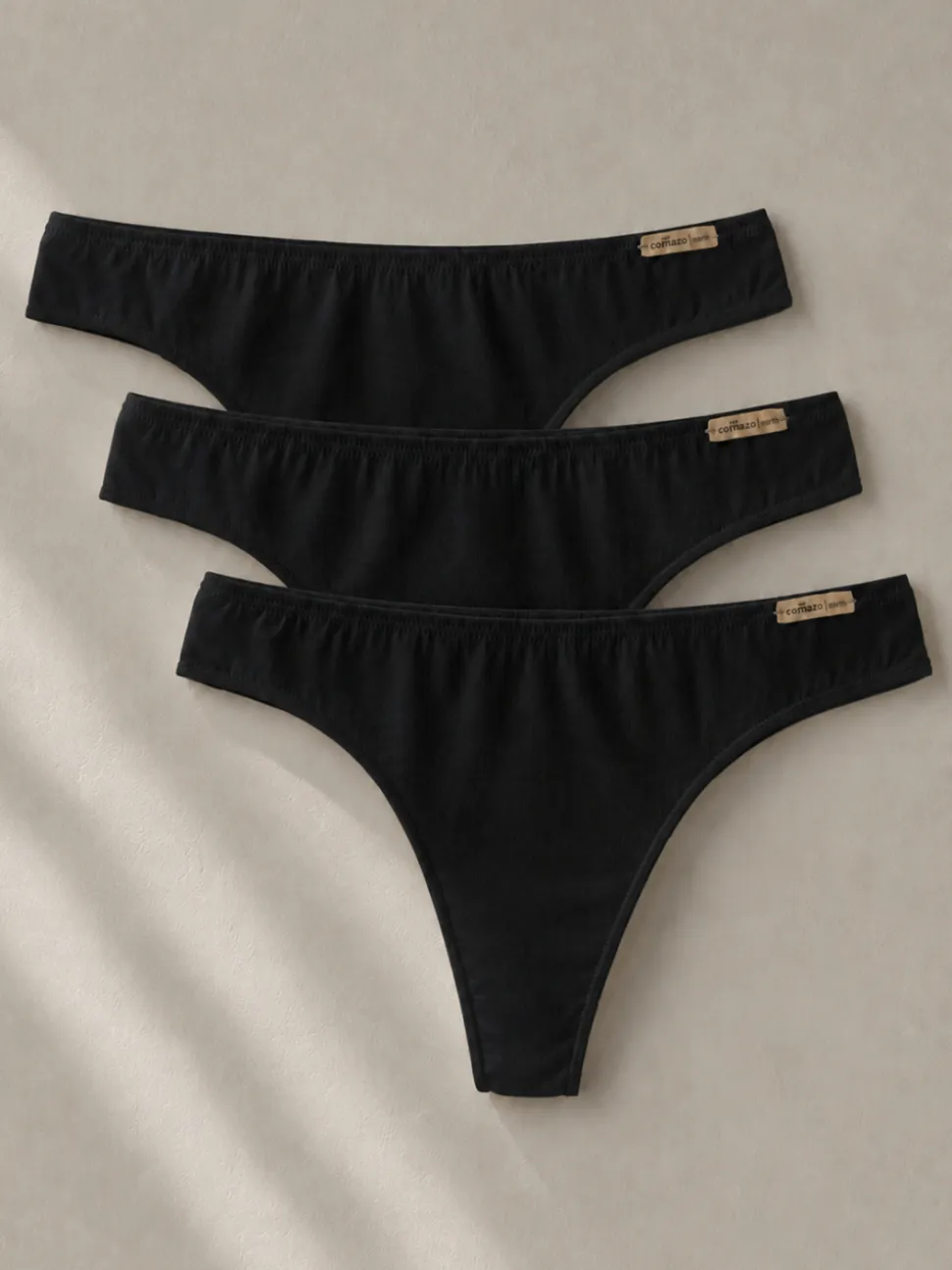 String 3er Pack aus Bio-Baumwolle, Fairtrade