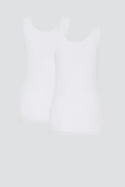 Unterhemd Achselträger, 2er Pack aus Bio-Baumwolle, Fairtrade