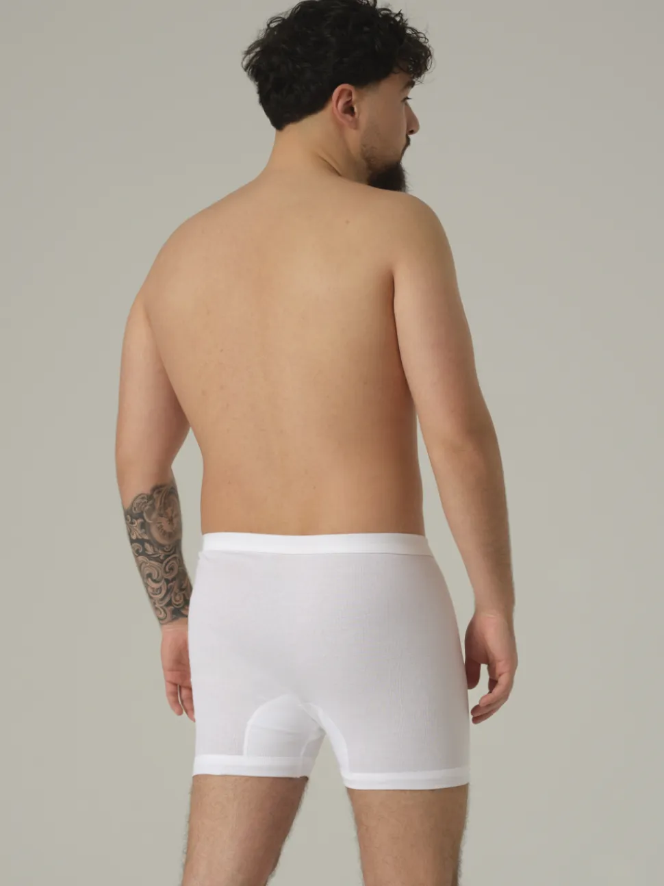 Unterhose mit Eingriff aus Feinripp-Qualität